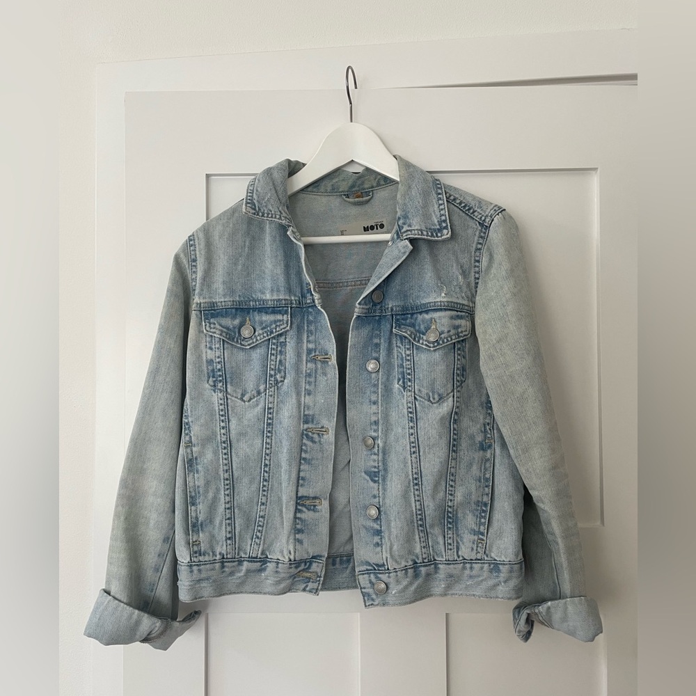 Topshop Moto Denim Jacket